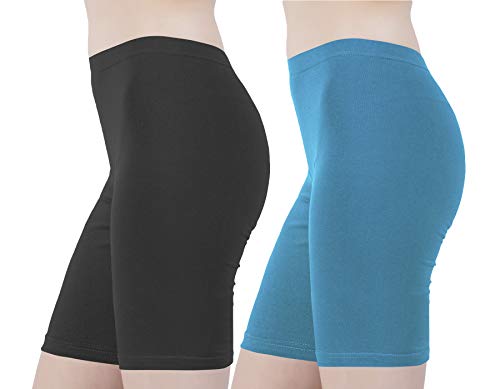 Image of Buy That Trendz Cotton Lycra Tight Fit Stretchable Cycling Shorts Womens | Shorties for Active wear /Exercise /Workout /Yoga /Gym /Cycle /Running Red Grey Combo Pack of 2
