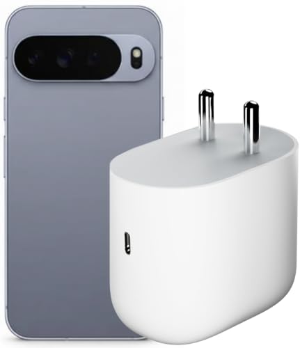 Image of PD 3.0 Enabled 45W Type-C Charger for Google Pixel & Chromebook PPS Rapid Power Adapter | Fast Charging Adapter | (White) |Original Charging Speed
