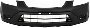 Parts N Go Front Textured Bumper Cover For 2002-2004 Honda CR-V without Fog Lights HO1000202 04711S9AA90