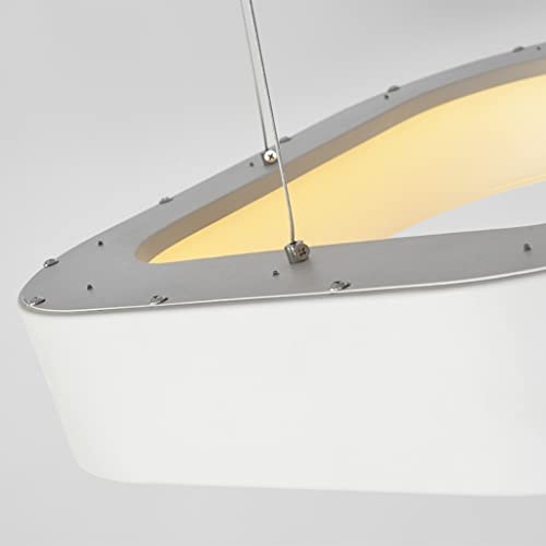 Plafonnier LED de luxe carré pour une ambiance salon chaleureuse