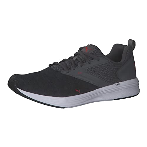 PUMA Unisex NRGY Comet Straßen-Laufschuh, Black Cool Dark Gray for All Time Red, 44 EU