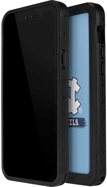 Skinit Waterproof Phone Case Compatible with iPhone 12 Pro Max - Officially Licensed University of North Carolina UNC Tar Heels Design