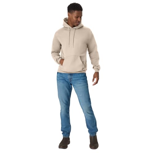 Image of Hanes Men's Hoodie - EcoSmart Fleece Hooded Sweatshirt for Men & Women - Midweight Fleece - Big & Tall Available
