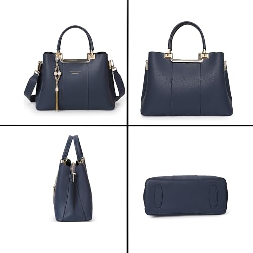 Bolso de cuero genuino para dama tipo tote miniatura 6
