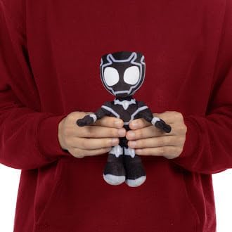 Miniatura 5 de Marvel Spidey & His Amazing Friends - Juego de 3 peluches de 8 pulgadas, Hulk, Black Panther, Iron Man, figuras de peluche con licencia oficial,