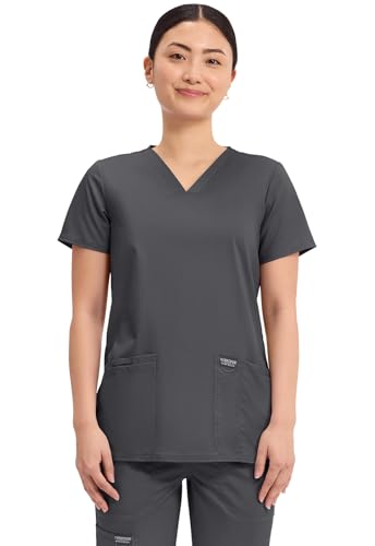 Image of Cherokee Medical Women's Scrub Top V-Neck Modern Classic Fit with 3 Pockets, Ultra Soft and 2-Way Stretch Fabric - WW620