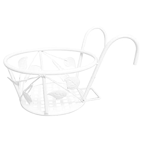 Tileon 3 Pcs 8.7 Flower Pot Holder, Metal Plant Stand, Hanging Planter Stand A4 Cover