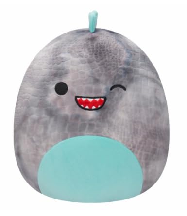 Squishmallows Peluche oficial de Kellytoy Jazwares de 12 pulgadas, Chuey The T-Rex Dinosaur (guiño), juguete de peluche coleccionable suave y blando, regalo para niños, niñas y niños, 12 pulgadas