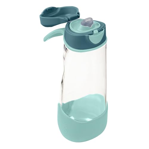 b.box Sport Trinkflasche | Griffige, Auslaufsichere Wasser- und Trinkflasche Kinder | Cooles, Modernes Design | Neigen und Trinken | 600 ml