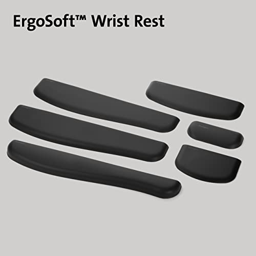 Image of Kensington ErgoSoft Wrist Rest for Slim Mouse /Trackpad, Black (K52803WW) (Pack of 6)