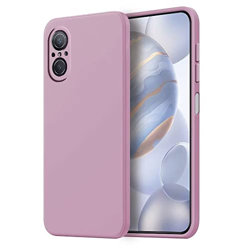 HONLEN Funda Compatible para Huawei Nova 9 SE Case, (6.78' Inches) Líquida TPU Silicona Cover con Anti-Rasguño, Cáscara Suave Cubierta Hierba púrpura