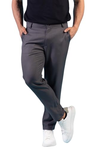 Calça Social Alfaiataria Masculina Sport Fino Premium (BR, Numérico, 40, Regular, Regular, CHUMBO)