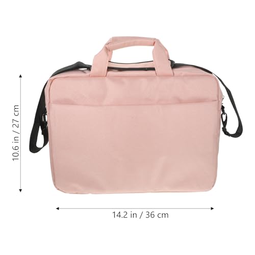 Bolso para laptop 15.6" rosa protector acolchado portátil miniatura 4