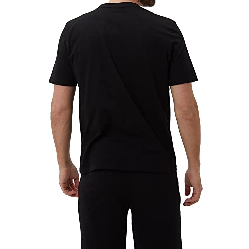 FILA – Camiseta negra para hombre Eagle V2, Negro , L