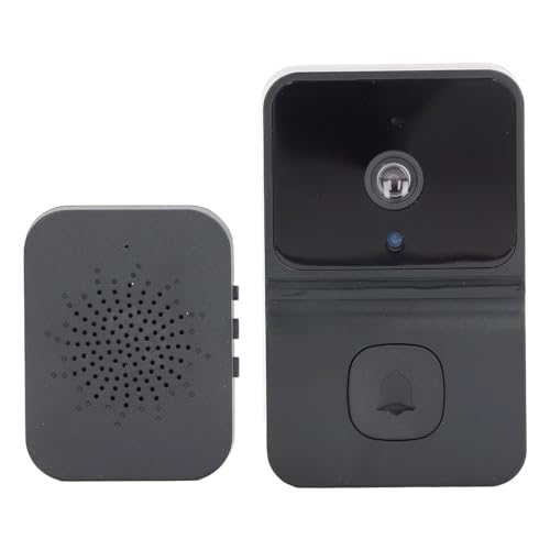 Campainha de Vídeo Sem Fio Com Alta Resolução 1080p, Câmera de Campainha de Vídeo Lente Ultra Grande