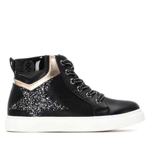 XTI   Botín Niña Negro   Calzado Cómodo y Versátil   Moda casual   Modelo 15129401 (Talla 29)