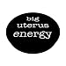 Big Uterus Energy Pro Choice Women's Rights Radical Feminist PopSockets Standard PopGrip