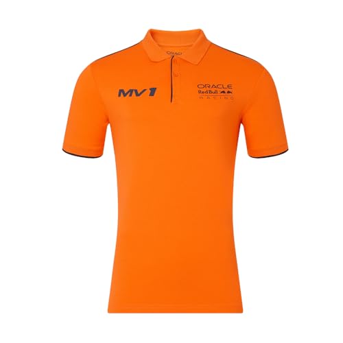 Polo Max Verstappen Red Bull Racing orange XL pour passionnés de F1