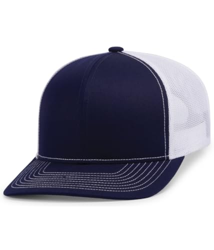 Image of Pacific Headwear Contrast Stitch Trucker Snapback