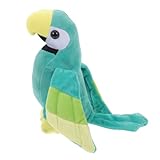 Garneck 1 Stück Kleinkindspielzeug Kuscheltier Tier Plush Toy Kinderparty Dekoration Plüschspielzeug Ente Frosch Plüsch Möwe Figur Papageienspielzeug Plüsch-Vogelspielzeug
