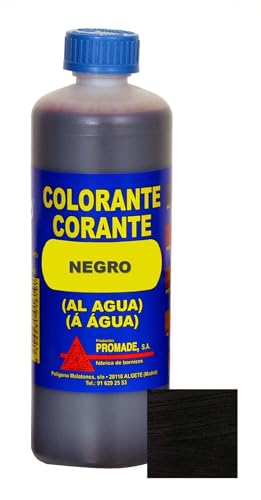 Promade - Tinte al agua para madera 500 ml (Negro) - Teñido Natural de la Madera
