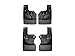 WeatherTech Custom No Drill Splash Guard MudFlaps for Jeep Gladiator - Front & Rear Set (110100-120112), Black