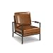 Signature Design by Ashley - Peacemaker Accent Chair - Faux Leather - Modern - Brown
