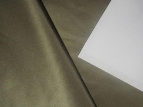 100% Pure Silk Taffeta Fabric Olive Color 54" Wide TAF187[8]4