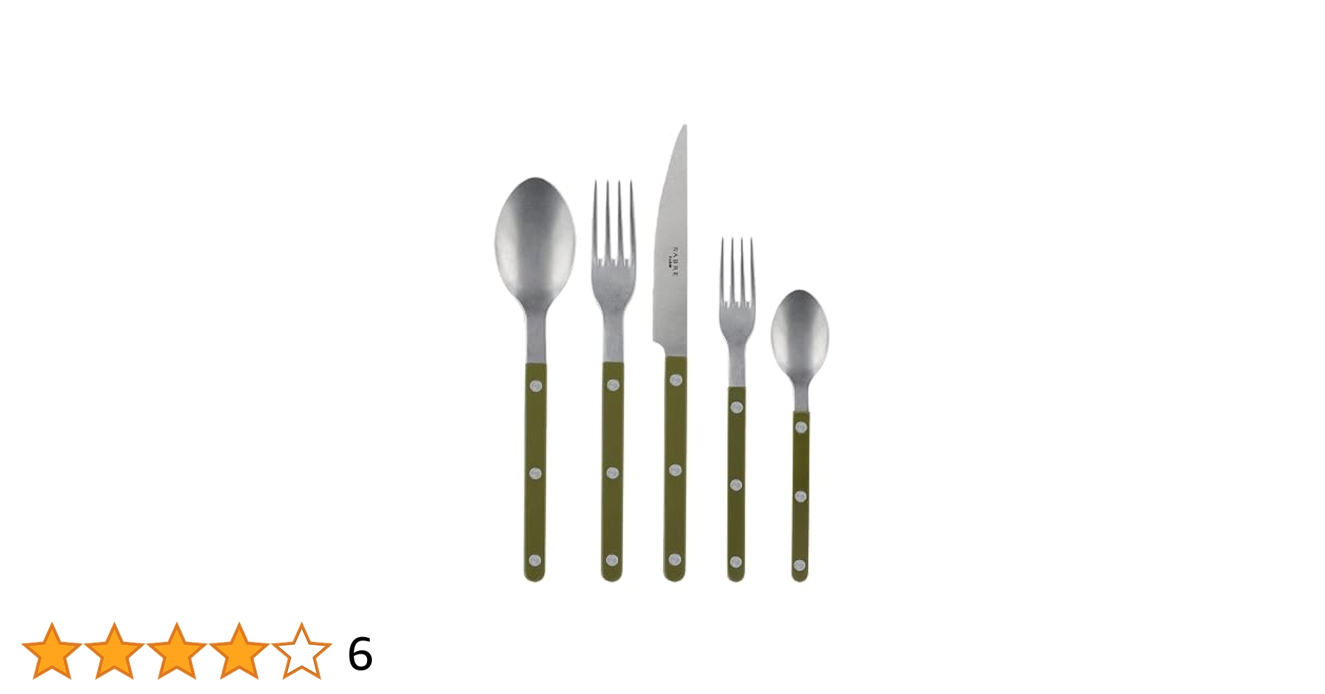 SABRE サラダフォーク4本セット Amazon.com | SABRE PARIS - 20-Piece Flatware Set For 4