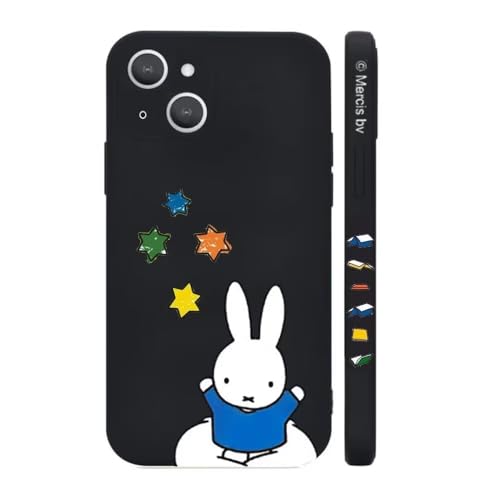 SkyHalo iPhone 16e 17e �p �P�[�X �~�b�t�B�[ �j�����p �J�b�v�� �X�}�z�P�[�X ���� �ی�J�o�[ �L�����N�^�[ �����Y�ی� �X�g���b�v�z�[���t�� 6.1�C���` �V���R���P�[�X �A�C�t�H��16e/17e �Ή� BLACK