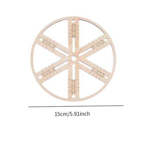Herramienta para centrar mechas de vela de madera miniatura 4