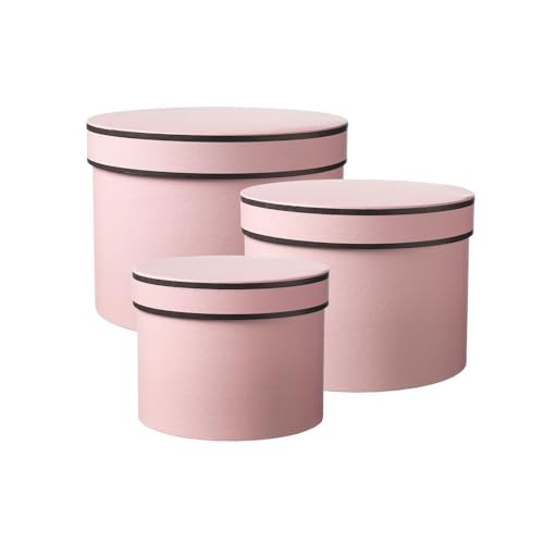 Floralcraft® Lot de 3 boîtes à chapeau couture rose pour cadeau, décoration d'intérieur ou arrangements floraux