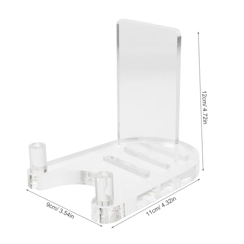 GALPADA Acrylic Plate Display Stand Easel for Plaques and Books, 5 Inches Tabletop Holder Sleek Look and Enduring Performance, for Shelf or Room Decor to Showcase Artistic Taste - Image 2