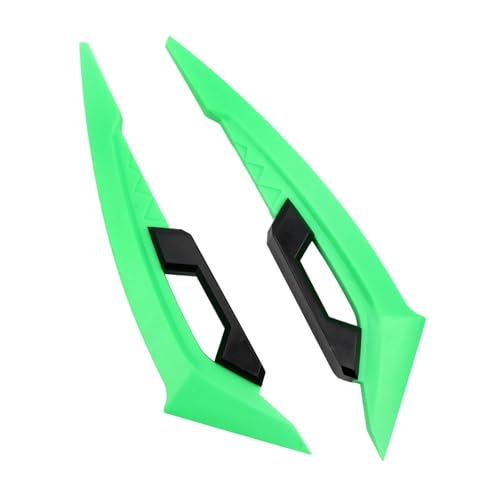 sanehou Motorrad Spoilerlippe 2 stücke Universal Motorrad Seitenspoiler Dynamische Für Flügel Front Verkleidung Winglets Aufkleber Aerodynamische Roller Winglet Motorrad Dekorative