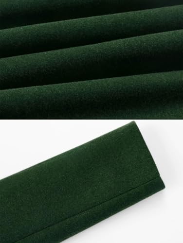 ebossy Women's Fashion Stand Collar Wool Blend Coat Single Breasted Casual Thicken Warm Mid Long Peacoat3