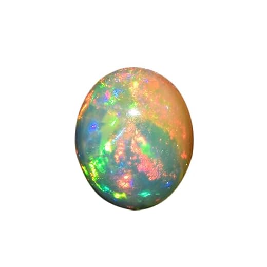 Natural Ultra Fire Ethiopian Opal Oval Cabochon Gemstone, Opal Rock Crystals, DIY-Crafts Jewelry Making Loose Supply, Chakra Healing Energy, Christmas Gift for Her, Wire Wrapping Stone (1pcs)
