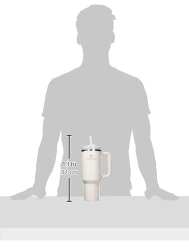 STANLEY Quencher H2.0 Tumbler with Handle and Straw 40 oz Flowstate 3-Position Lid Cup Holder Compatible for Travel Insulated Stainless Steel Cup BPA-Free Rose Quartz 2.0 #2