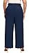 Lastshe Women's Plus Size Pants Maternity Curvy Clothes Hide Drawstring Palazzo Trousers for Women with Pockets,Dark Blue,2X