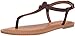 Amazon Essentials Sandalias Informales de Dedo con Tira en el Tobillo Mujer, Marrón, 37.5 EU