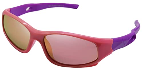 COOLSOME Kids Flexible Polarized UV Protection Sunglasses for Boys Girls Age 3-10 with Straps 3 pcs3