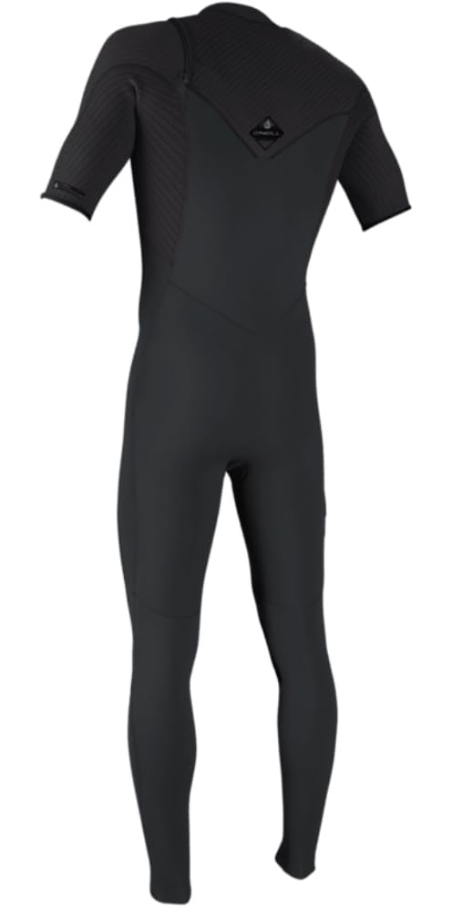 O'NEILL 2026 Hommes Hyperfreak 2mm Chest Zip Manches Courtes Combinaison Néoprène 5497 - Tempered Steel/Graphite