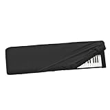 Musiin Deluxe Keyboard Dust Cover - Compatible with Roland Synthesizer JUNO-DS88 Dedicated Black Dust Cover, Featuring a Full-Cover Design for Protecting Your Music Keyboard