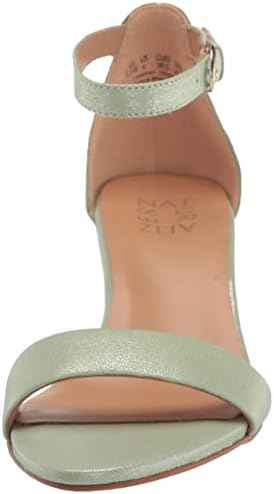 Naturalizer Womens Vera Ankle Strap Block Heel Dress Sandal,Mint Green Leather,9M | Image 1