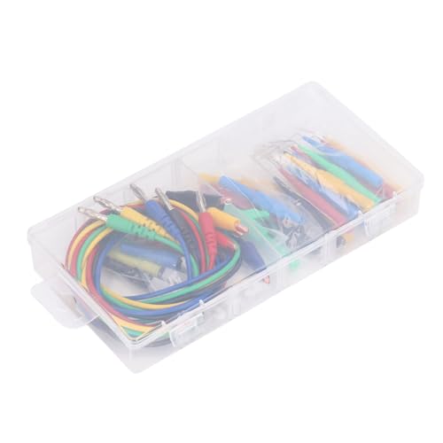 Banana Plug Test Leads Kit, Good Conductivity 90° 135° 180° Back Probes 4mm Banana Multimeter Test Lead Set for Car Repairing Diagnostic Circuit Testing