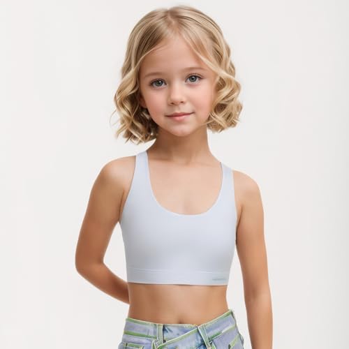 Girls Sports Bra Training Bras Seamless Light Padded 3Pack2