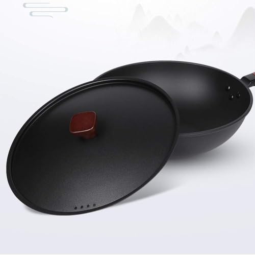 Wok tradicional de hierro 32 cm miniatura 4