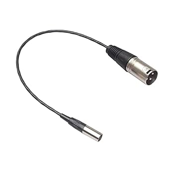 Eeghurt 3 Pin Male to 3 Pin XLR Mini Plug Audio Cable XLR Male to Mini XLR Male Audio Microphone Cable
