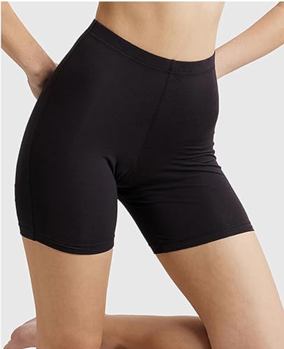Image of ICEDIVE Women's High Coverage Super Combed Cotton Elastane Stretch Mid Waist Shorties