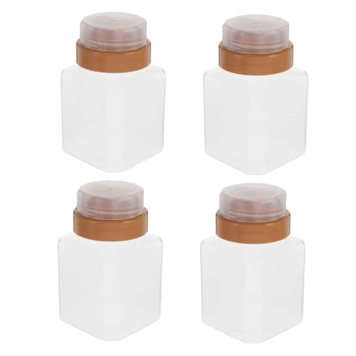 HANABASS Reusable Plastic Honey Bottles with Lids for Simple Syrup Decorative Honey Keeper