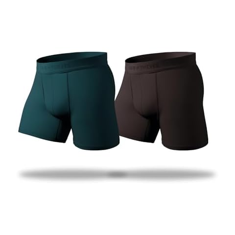 Pair of Thieves Hustle Underwear for Men, 2 Pack Boxer Brief, Smoother Moves, Medium Cover